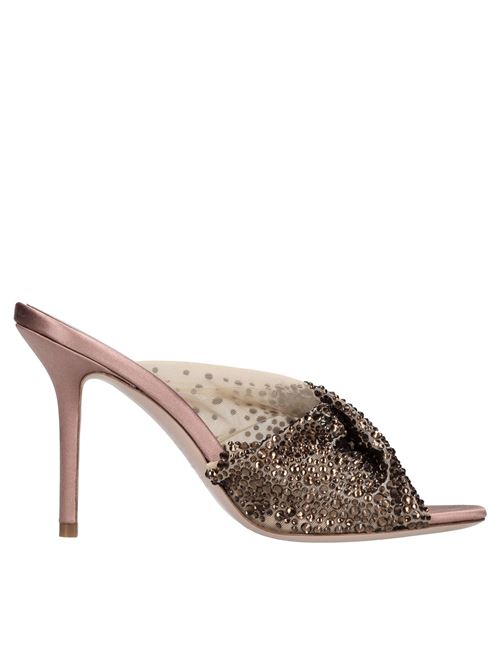 Mules Mariel Tulle in tessuto e strass GEDEBE | MARIEL TULLE-CRYSTALROSA-MARRONE